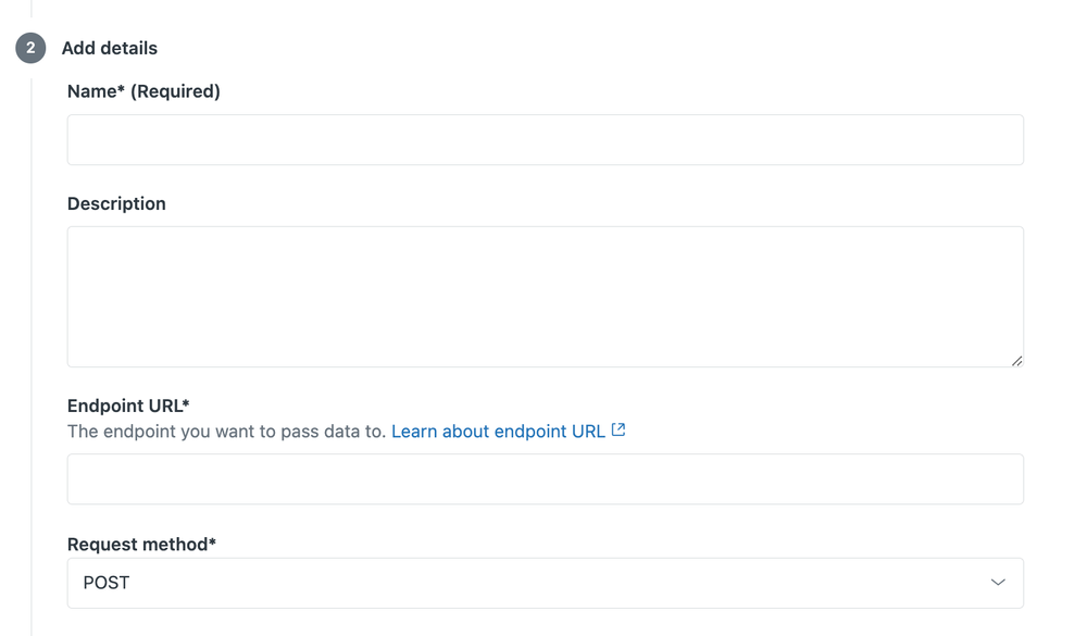 Configure Webhook Settings