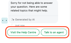 Zendesk AI Agents in 2 minutes or less 5 Zendesk AI Answers example