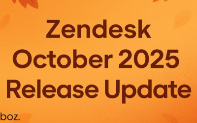 🚀 Zendesk October 2025 Release: Key Features & How to Use Them