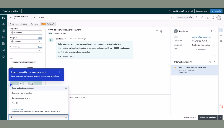 Zendesk Free Trial 7