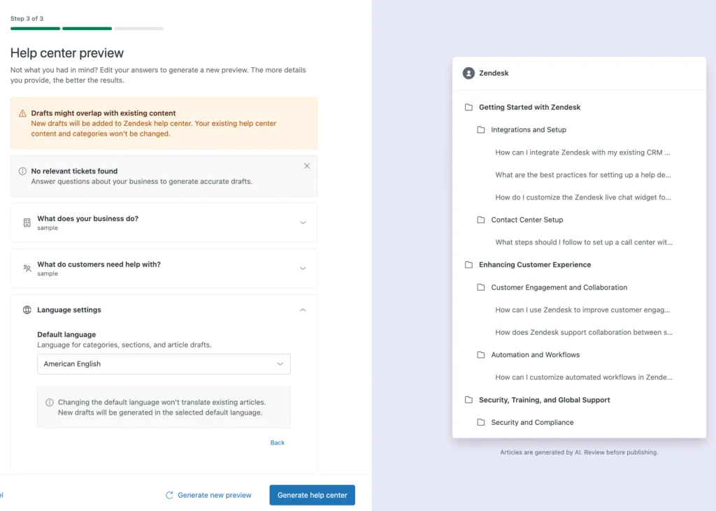 Build a Help Centre Instantly