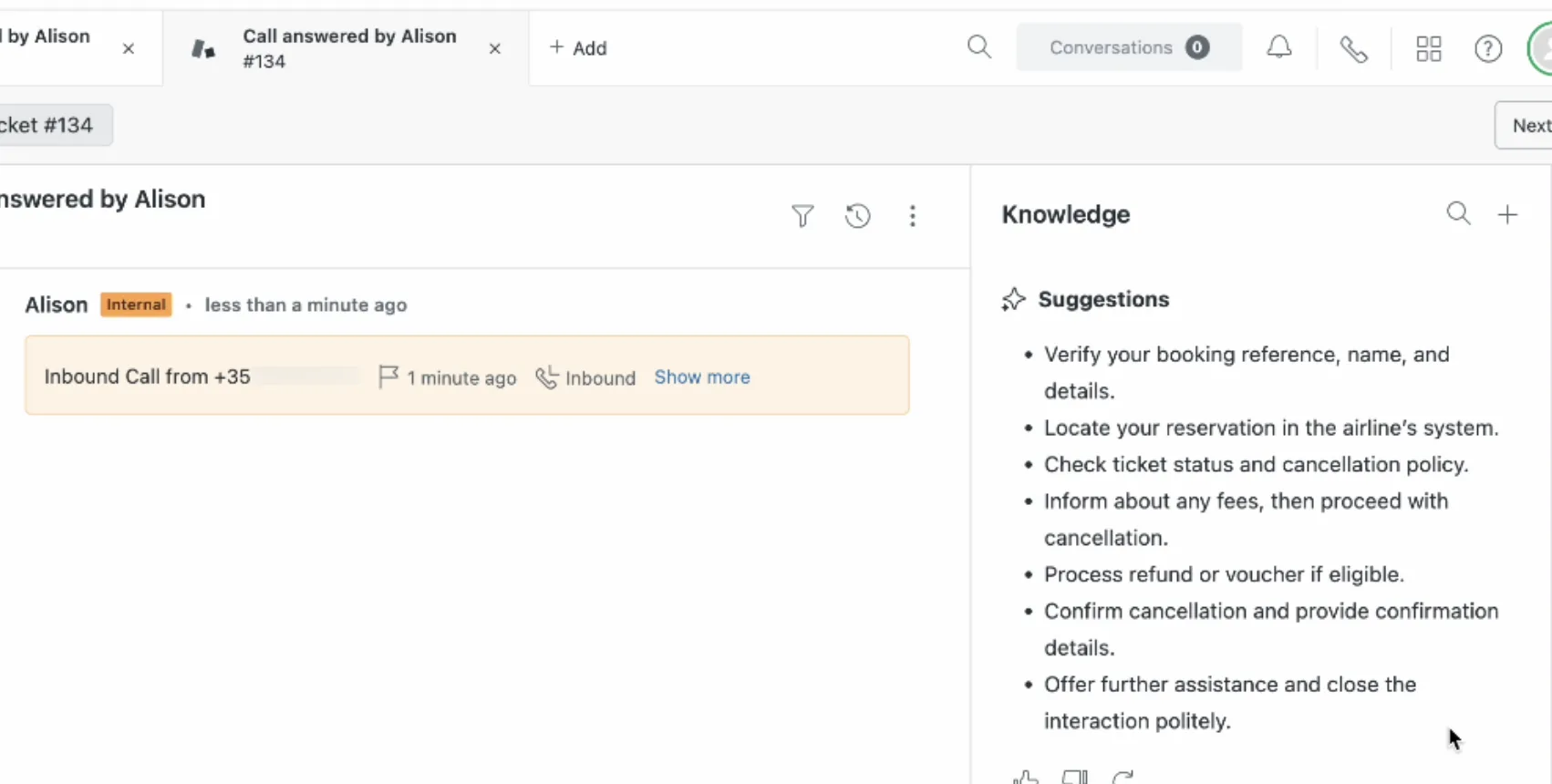 ❤️ Zendesk February 2026 Release: 8 Features We Love 6 Real-Time AI Suggestions for Phone Calls