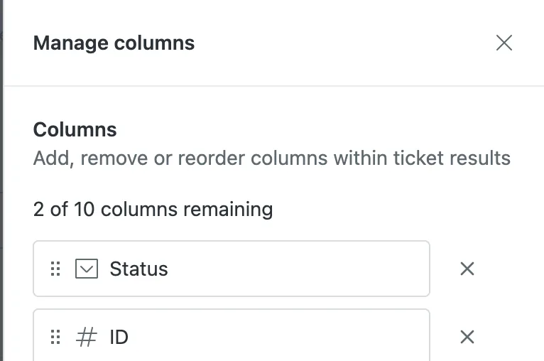 ❤️ Zendesk February 2026 Release: 8 Features We Love 1 Tailor Your Search with Custom Columns