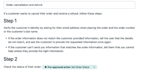 Pre-Approved Actions for Auto Assist