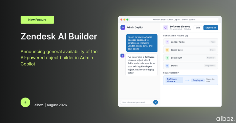 Zendesk AI Builder