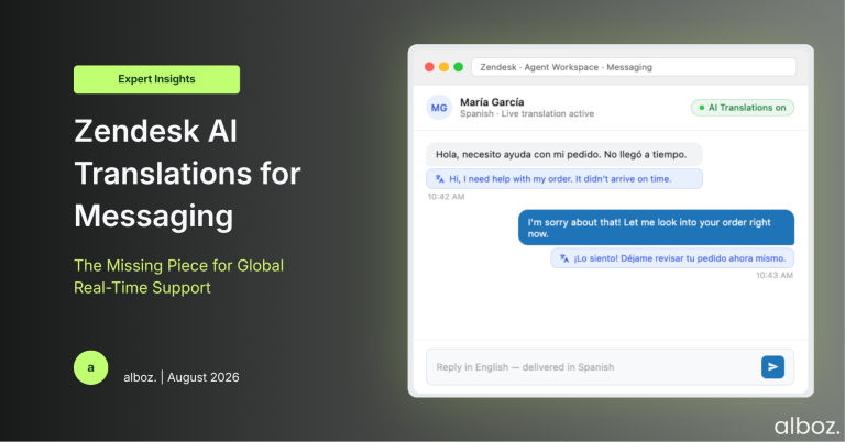 Zendesk AI Translations
