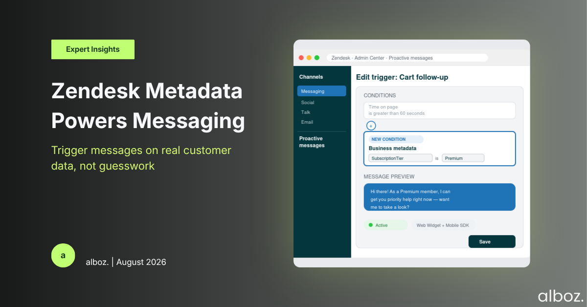 Zendesk Business Metadata