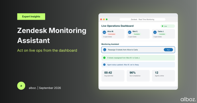 Zendesk monitoring assistant